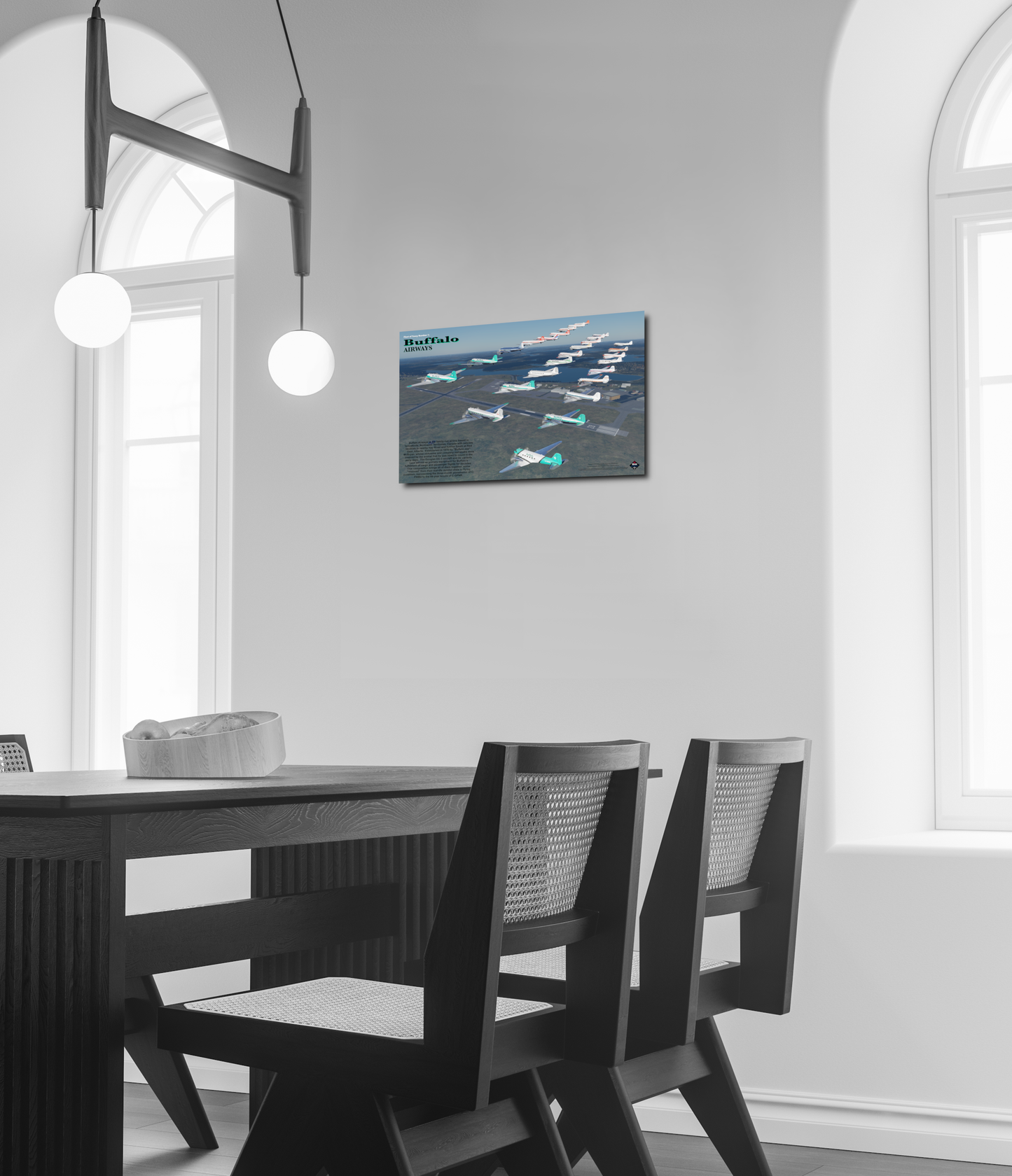 Design 3a (36" x 24") Fleet of Fancy Number 1: Buffalo Airways