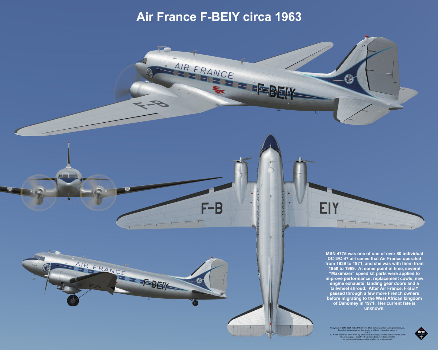 Design 2 (20" x 16") Fleet of Fancy Number 8: Classic Carriers Group 2 - Set of 19 Prints