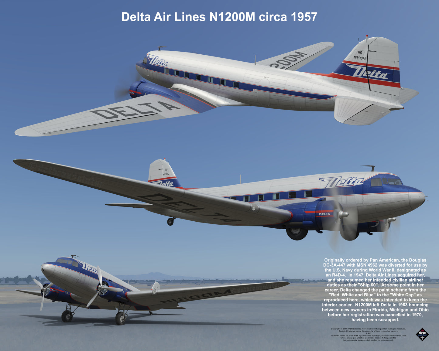 Design 1 (20" x 16") Fleet of Fancy Number 8: Classic Carriers Group 2 - Set of 19 Prints