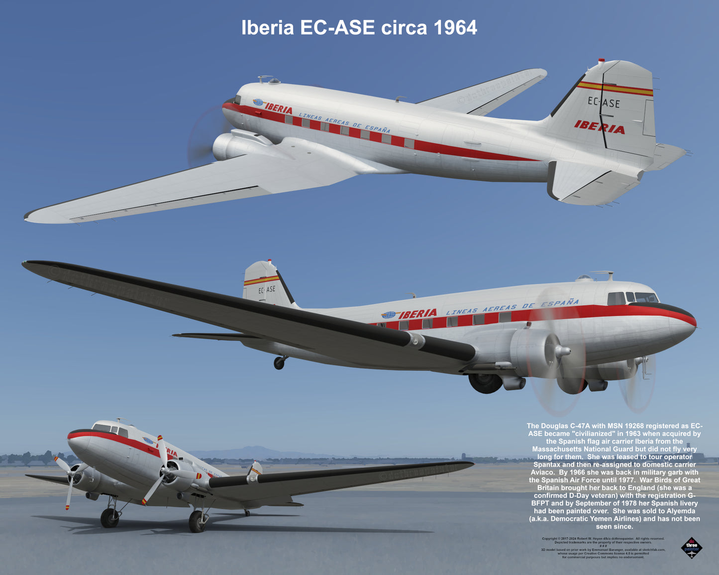 Design 1 (20" x 16") Fleet of Fancy Number 8: Classic Carriers Group 2 - Set of 19 Prints