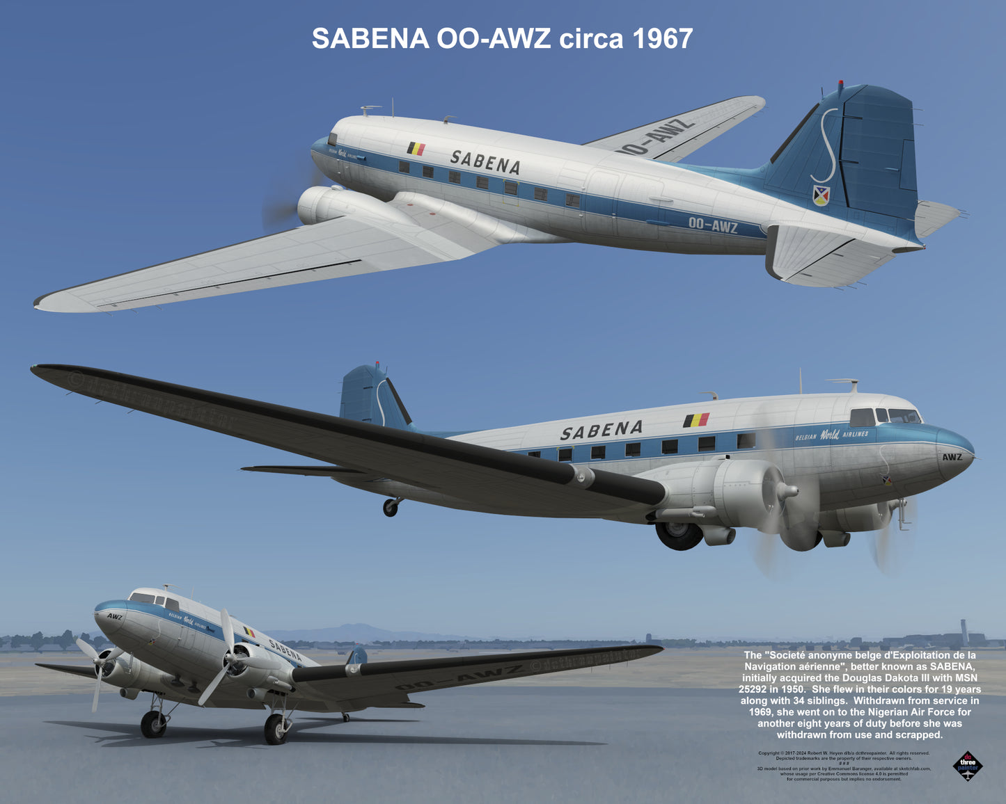 Design 1 (20" x 16") Fleet of Fancy Number 8: Classic Carriers Group 2 - Set of 19 Prints