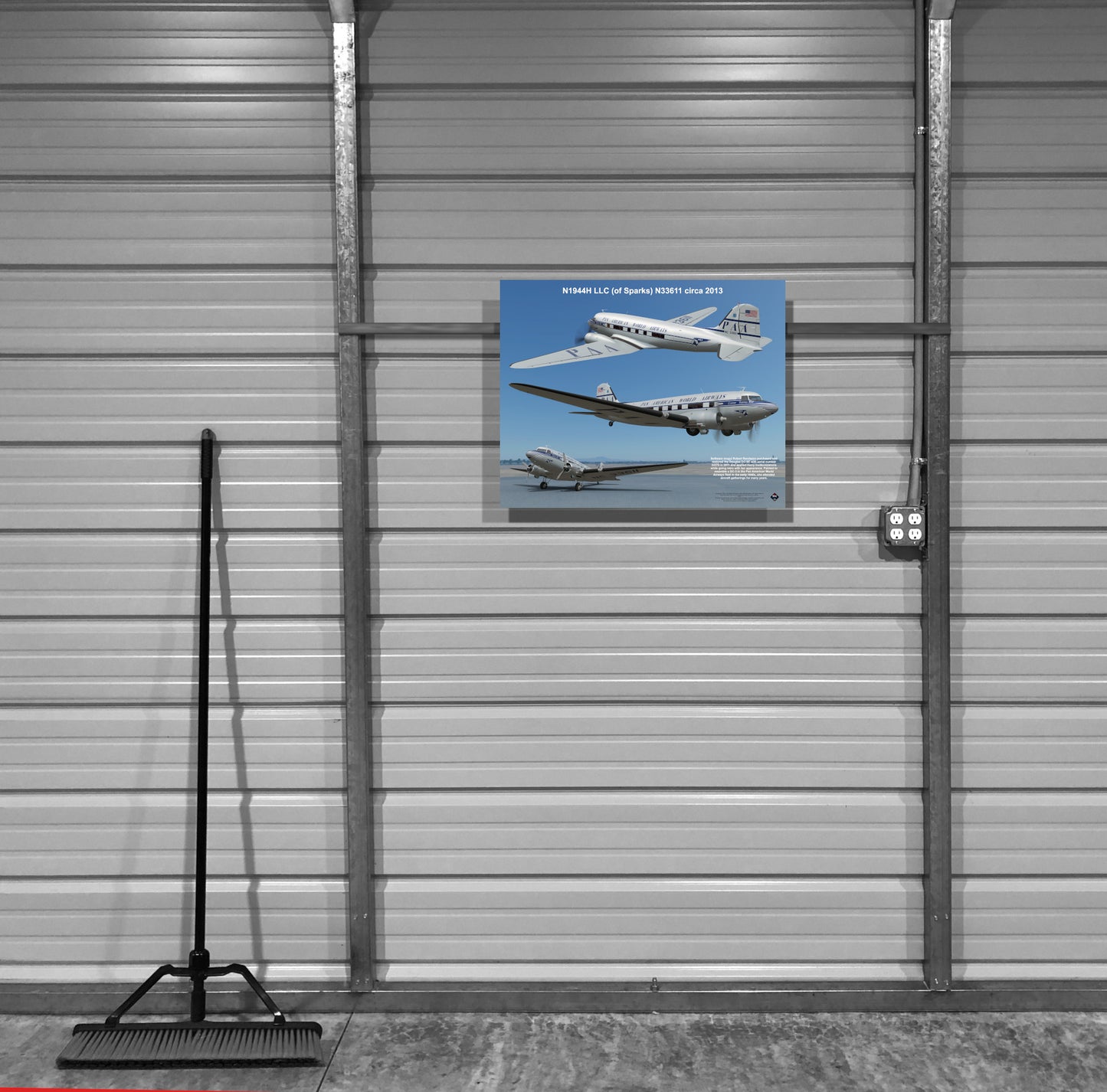 Design 1 (20" x 16") Douglas DC-3 34378 N1944H LLC (of Sparks) N33611 2013