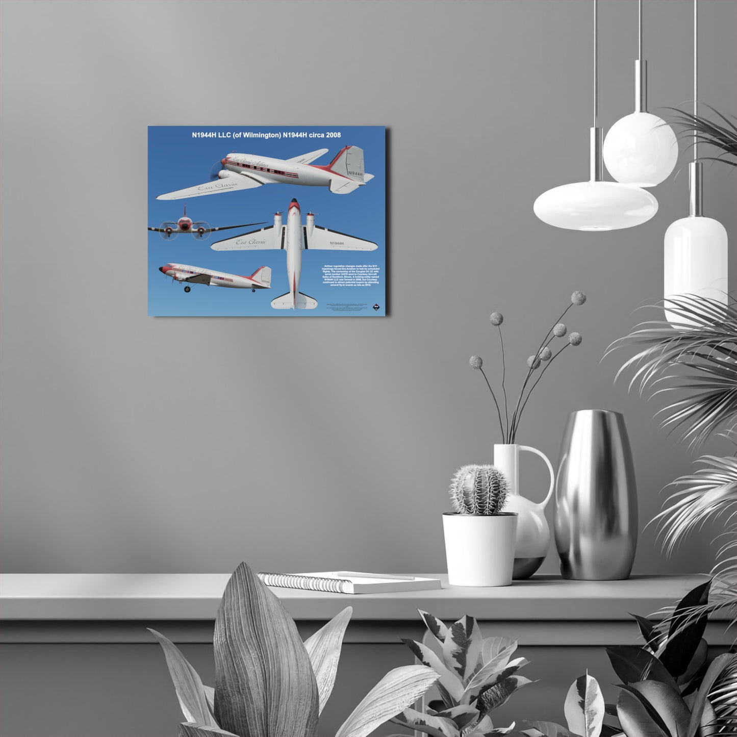 Design 2 (20" x 16") Douglas DC-3 34378 N1944H LLC N1944H 2008