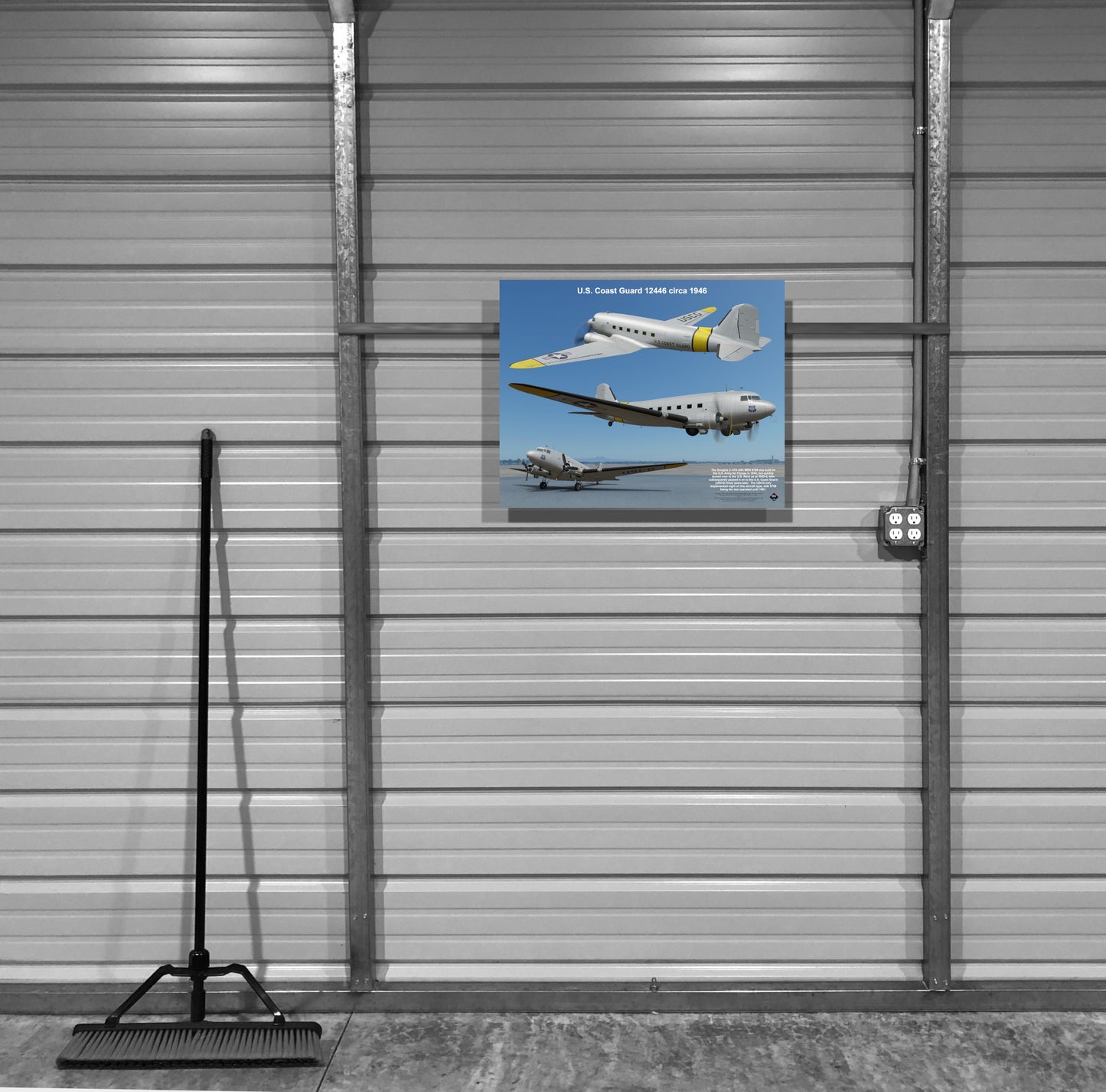 Design 1 (20" x 16") Douglas R4D 9759 U.S. Coast Guard 12446 1946
